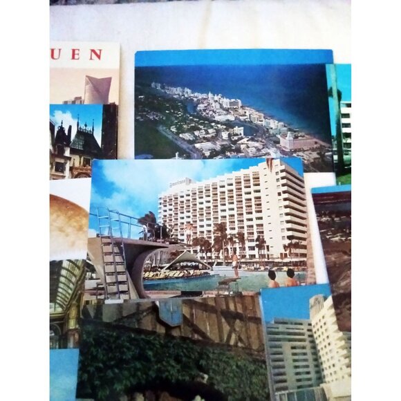 Postcard Lot 12 Vintage Unposted Rouen Normandie Sydney Miami Beach Collectible - Picture 5 of 12